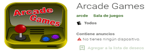 Descargar Emulador Arcade Games android